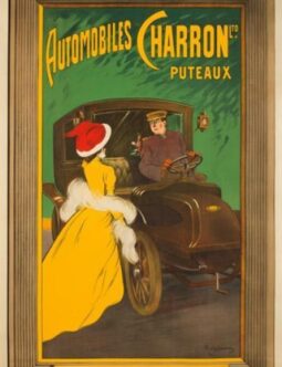 Automobiles Charron poster by Leonetto Cappiello 1906 original RARE