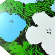 "Flowers" (Blue) by Andy Warhol 1970 Nouvelles Images Editors French printing Original Authentic