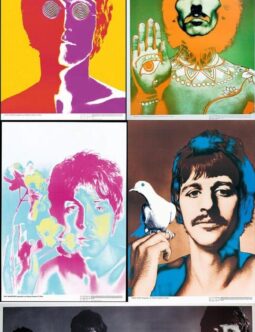 The Beatles Pop Art set of 5 by Richard Avedon for Stern 1967 poster set Original printing