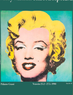 ANDY WARHOL RETROSPECTIVE 1990 VINTAGE POP ART POSTER MARILYN ON LINEN Original Authentic