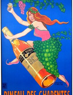 Pineau des Charentes by Susan Stewart 2002 ORIGINAL VINTAGE FRENCH POSTER