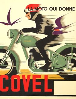 Socovel Motorcycle's 1948 ORIGINAL VINTAGE POSTER