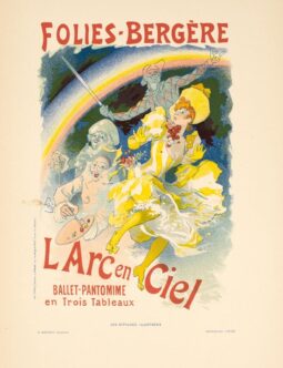 Folies bergere l'arc en ciel by Cheret for Les Affiches Illustrees 1896