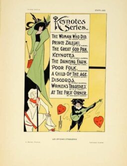 Publicity for Musical Score for Les Affiches Etrangeres 1894