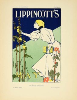 Lippincott's by Carqueville for Les Affiches Etrangeres 1894