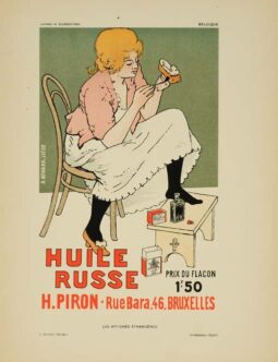 Huile Russe by Rassenfosse for Les Affiches Etrangeres 1894