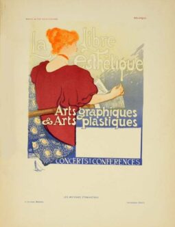 La libre by Rysselberghe for Les Affiches Etrangeres 1894