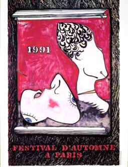 Festival d'Automne a Paris 1991 Jasper Johns original large