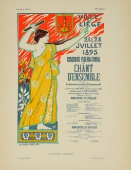 Ville de Liege by Donnay for Les Affiches Etrangeres 1894