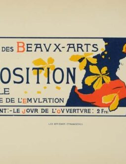Cercle des beaux-arts by Donnay for Les Affiches Etrangeres 1894