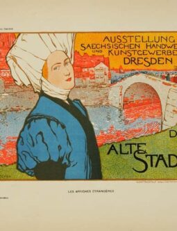 Die Alte Stadt by Fischer for Les Affiches Etrangeres 1894
