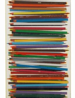 Colored Pencil Crayons by Arman 1995 Inclusion in Resin Sculpture