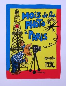 Mois de La Photo a Paris by Herve Dirosa 1994 original serigraphie