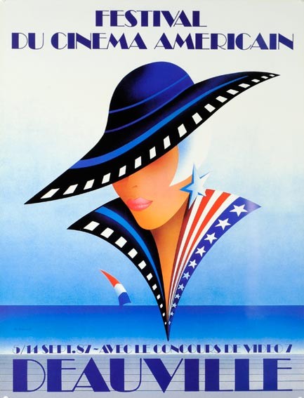 Festival du Cinema American a Deauville 1987 on linen