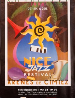 Razzia NICE Festival de Jazz 1994 original original serigraphie