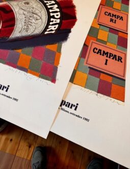 Campari by Milton Glaser signed on arches paper original vintage poster