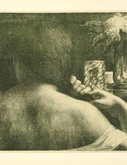 La chevelure by Flandrin for L'Estampe Moderne 1897 original plate