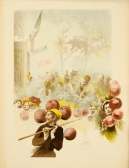 Polichinelle by Dillon for L'Estampe Moderne 1897 original plate
