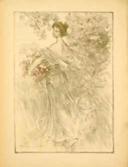 Printemps by Eliot for L'Estampe Moderne 1897 original plate