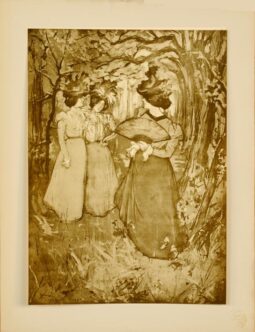 MENUET D'AUTOMNE BY ROBBE VINTAGE FRENCH POSTER ESTAMPE MODERNE 1897