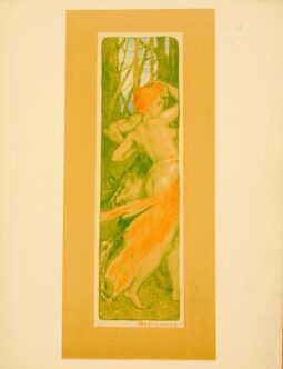 RENOUVEAU BY BERCHMANS VINTAGE FRENCH POSTER ESTAMPE MODERNE 1897