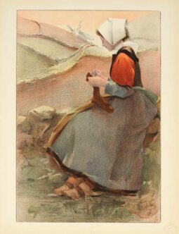 FLEUR DE LANDE BY WELY VINTAGE FRENCH POSTER ESTAMPE MODERNE 1897