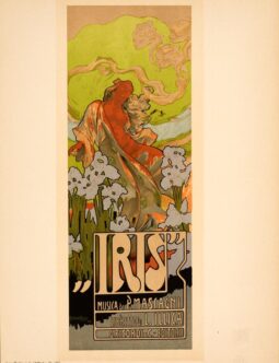 IRIS BY HOHENSTEIN VINTAGE FRENCH POSTER MAITRE DE L'AFFICHE 1895/99