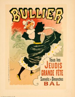 BULLIER BY MEUNIER VINTAGE FRENCH POSTER MAITRE DE L'AFFICHE 1895/99