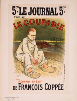 LE COUPABLE BY STEINLEN MAITRE DE L'AFFICHE 1895/99