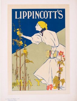 LIPPINCOTT'S BY CARQUEVILLE MAITRE DE L'AFFICHE 1895/99