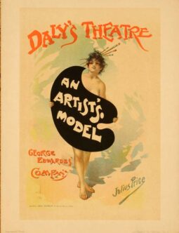 DALY'S THEATRE BY PRICE MAITRE DE L'AFFICHE 1895/99