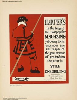 HARPERS BY BEGGARSTAFF DAS MODERNE PLAKAT 1897