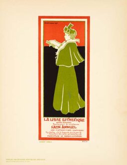 LIBRE ESTHETIQUE BY COMBAZ DAS MODERNE PLAKAT 1897