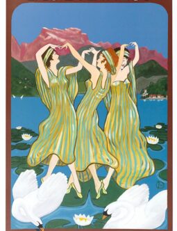 Lac D'Annecy BY BRUCE SKILBECK ORIGINAL VINTAGE FRENCH TRAVEL POSTER
