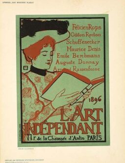 ART INDEPENDANT BY RASSENFOSSE DAS MODERNE PLAKAT 1897