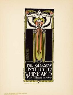 GLASGOW FINE ARTS BY MCNAIR DAS MODERNE PLAKAT 1897