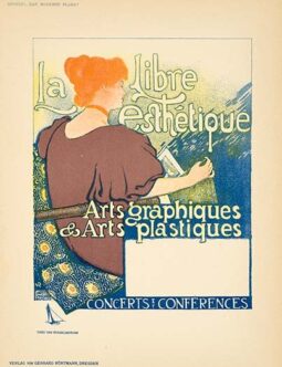 LIBRE ESTHETIQUE BY RYSSELBERGHE DAS MODERNE PLAKAT 1897