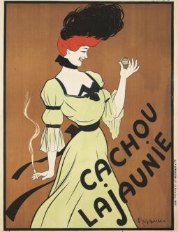 Cachou Lajaunie Breath Mints Art Nouveau by Leonetto Cappiello 1900 original French poster
