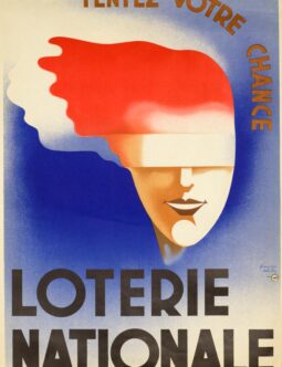 Loterie Nationale Tenete Votre Chance 1939 by Del Ry original french poster