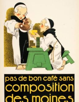 Composition des Moines Coffee 1925 by Rene Vincent original french poster