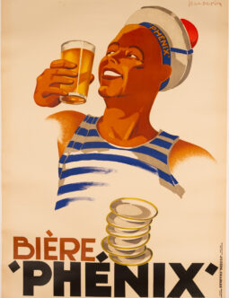 Biere Phenix by Leon Dupin 1924 original vintage poster on linen