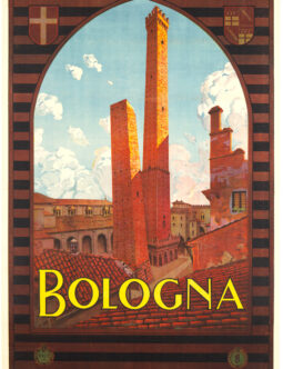Bologna by Trematore 1930 VINTAGE ORIGINAL Italian travel poster