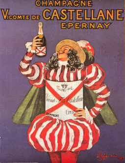 CHAMPAGNE CASTELLANE by Leonetto Cappiello 1980