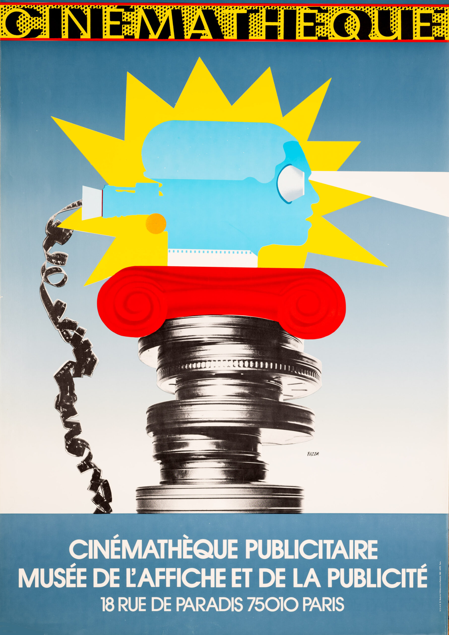Cinematheque Musee de l'affiche 1982 by Razzia original