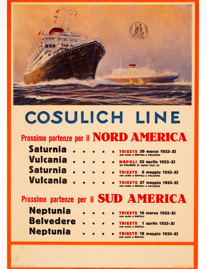 Cosulich Line Klodic 1933