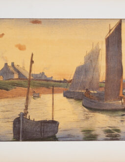 Ulmann – Tristesse sur la mer – L Estampe Moderne (1898) Original Lithograph