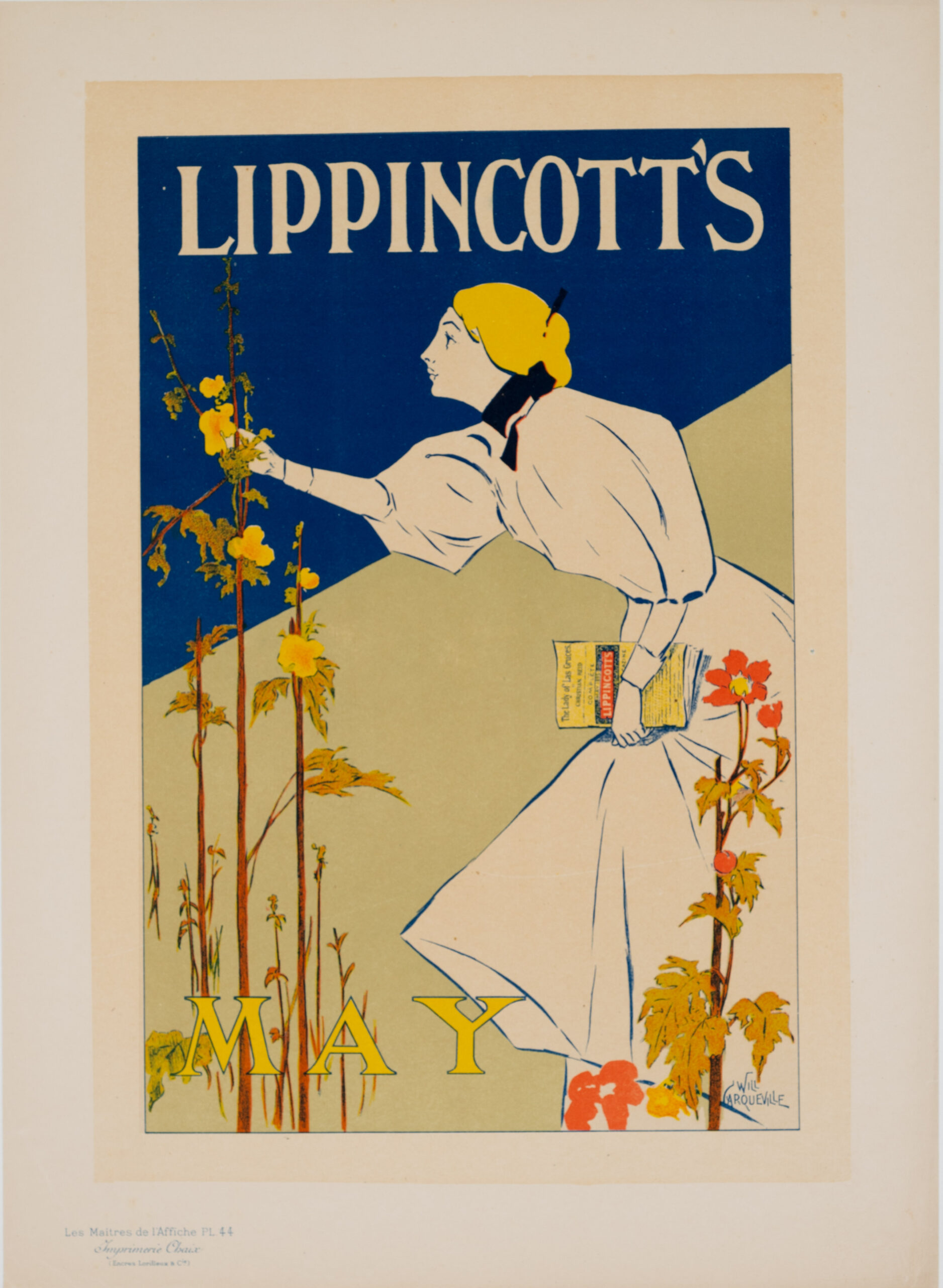 Les Maitres de l Affiche – Plate 20 – H G Carqueville – Lippincotts (c. 1896)