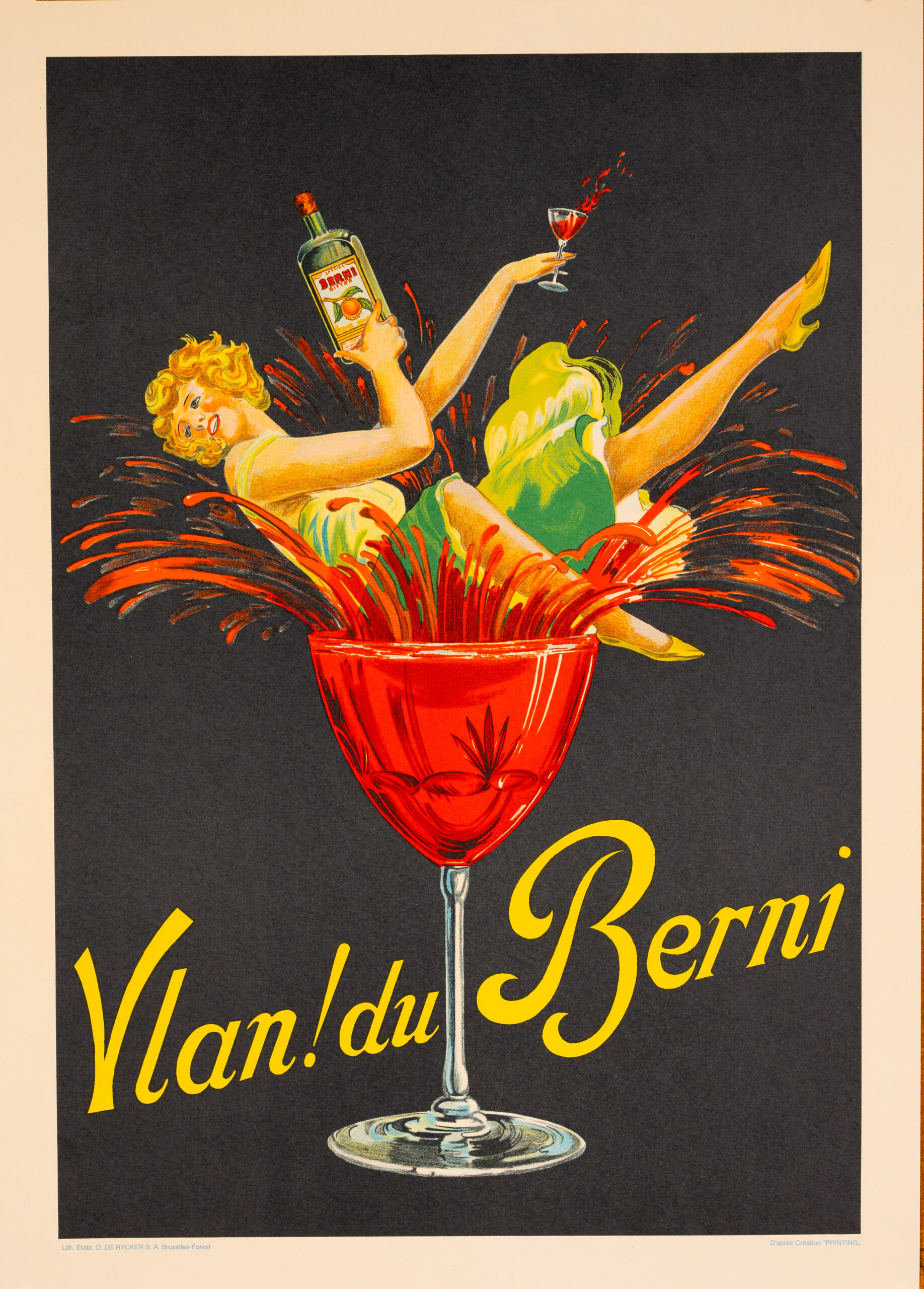 Vlan du Berni — Original Belgian Poster, Rycker, Brussels