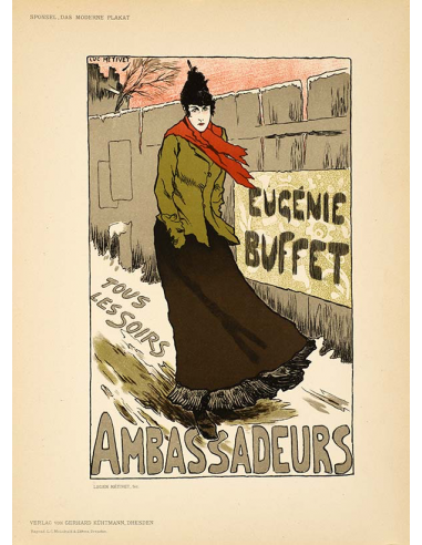 Ambassadeurs by Lucien Metivet DAS MODERNE PLAKAT 1897