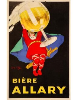Biere Phenix by Leon Dupin 1924 original vintage poster on linen